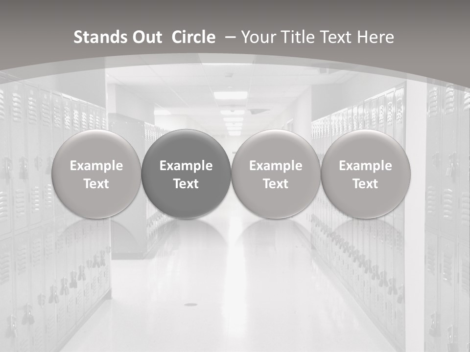 Downtown Black Building PowerPoint Template