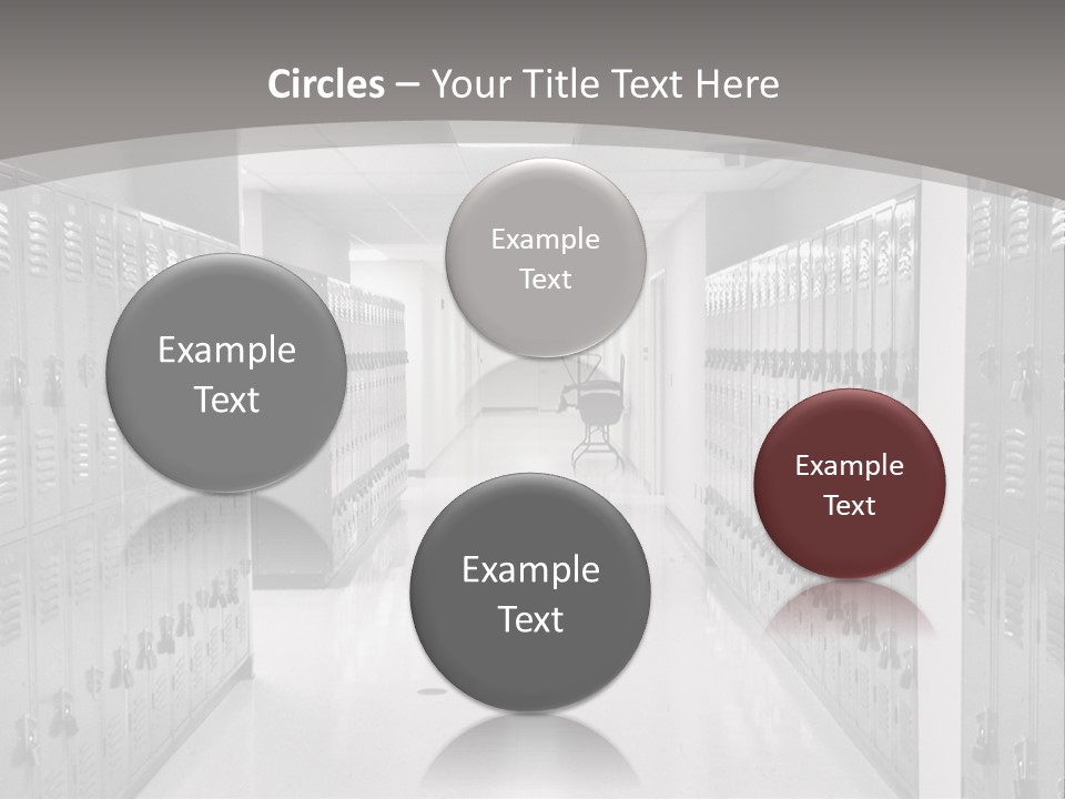 Downtown Black Building PowerPoint Template