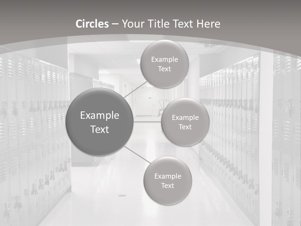 Downtown Black Building PowerPoint Template