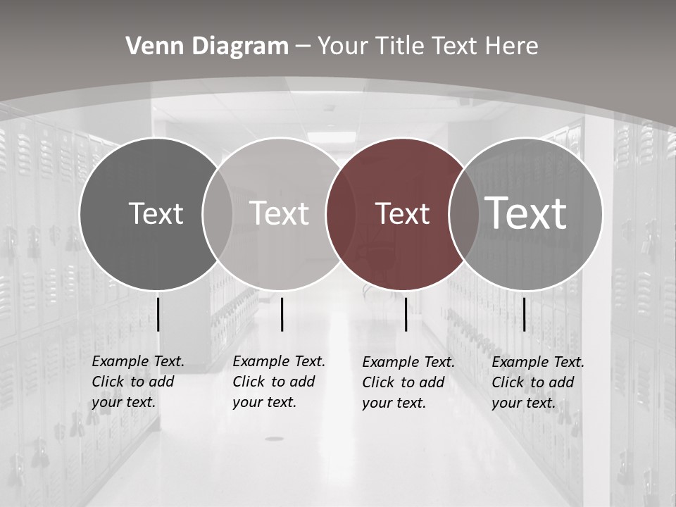 Downtown Black Building PowerPoint Template