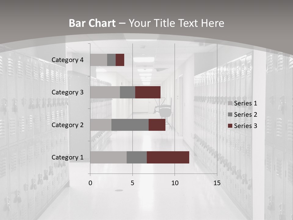 Downtown Black Building PowerPoint Template