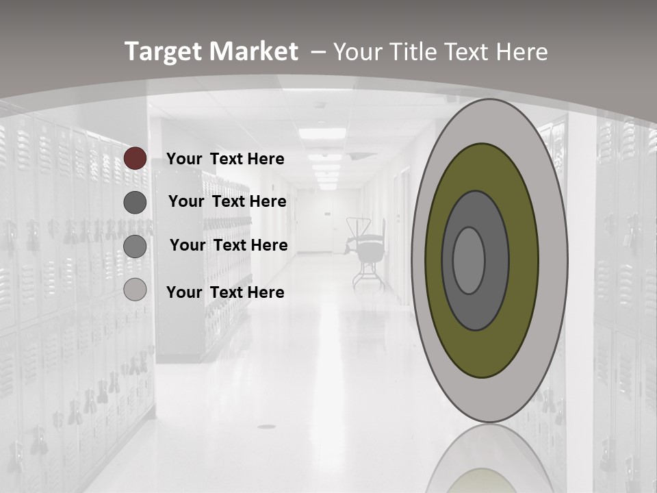 Downtown Black Building PowerPoint Template