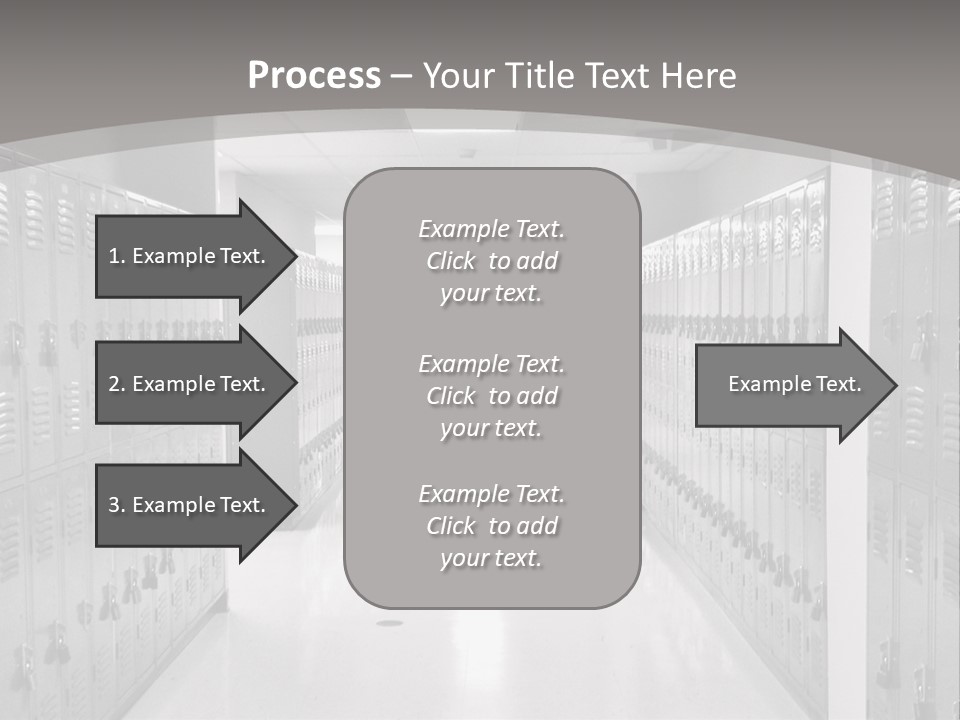 Downtown Black Building PowerPoint Template