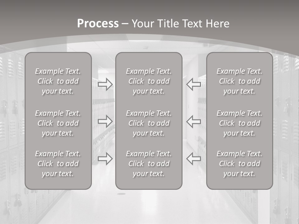 Downtown Black Building PowerPoint Template