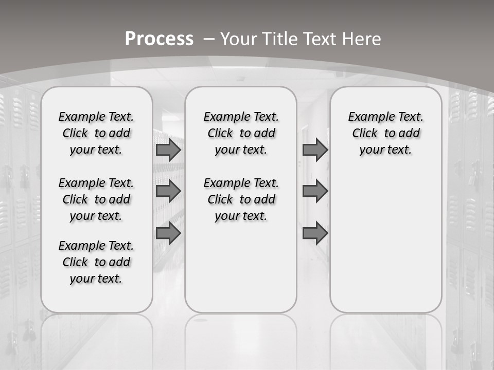 Downtown Black Building PowerPoint Template