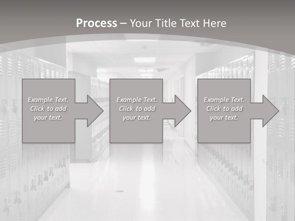 Downtown Black Building PowerPoint Template