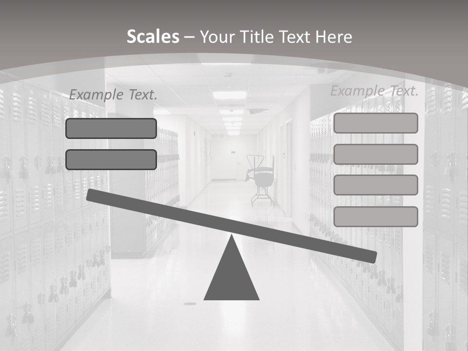 Downtown Black Building PowerPoint Template