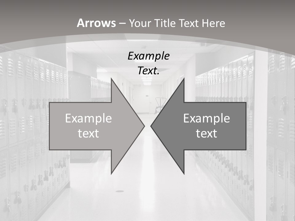Downtown Black Building PowerPoint Template