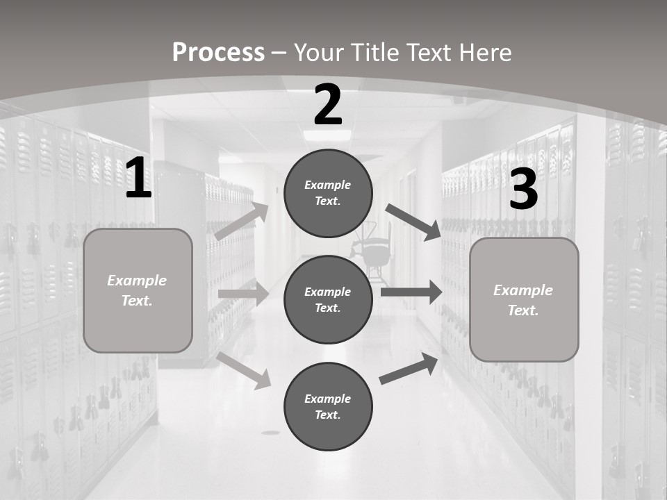 Downtown Black Building PowerPoint Template