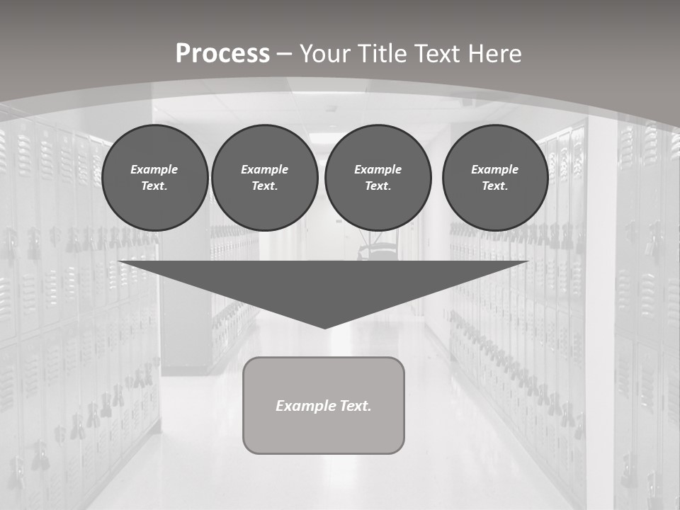 Downtown Black Building PowerPoint Template