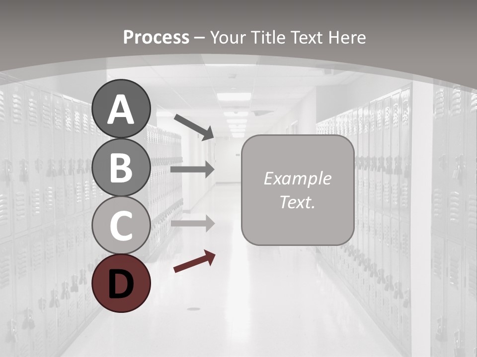 Downtown Black Building PowerPoint Template