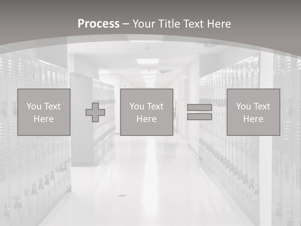 Downtown Black Building PowerPoint Template