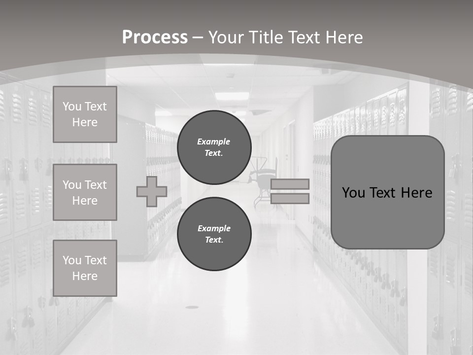 Downtown Black Building PowerPoint Template