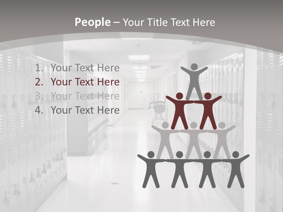 Downtown Black Building PowerPoint Template