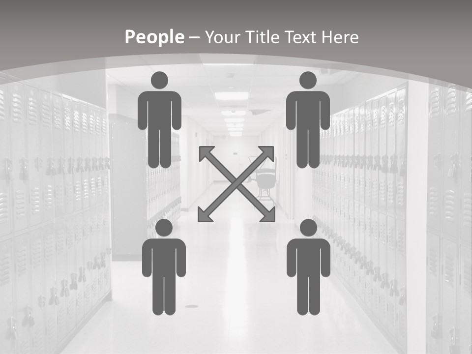 Downtown Black Building PowerPoint Template