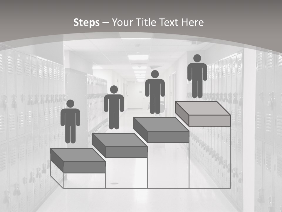 Downtown Black Building PowerPoint Template