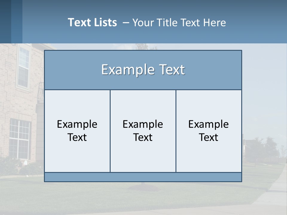 Render Illustration City PowerPoint Template