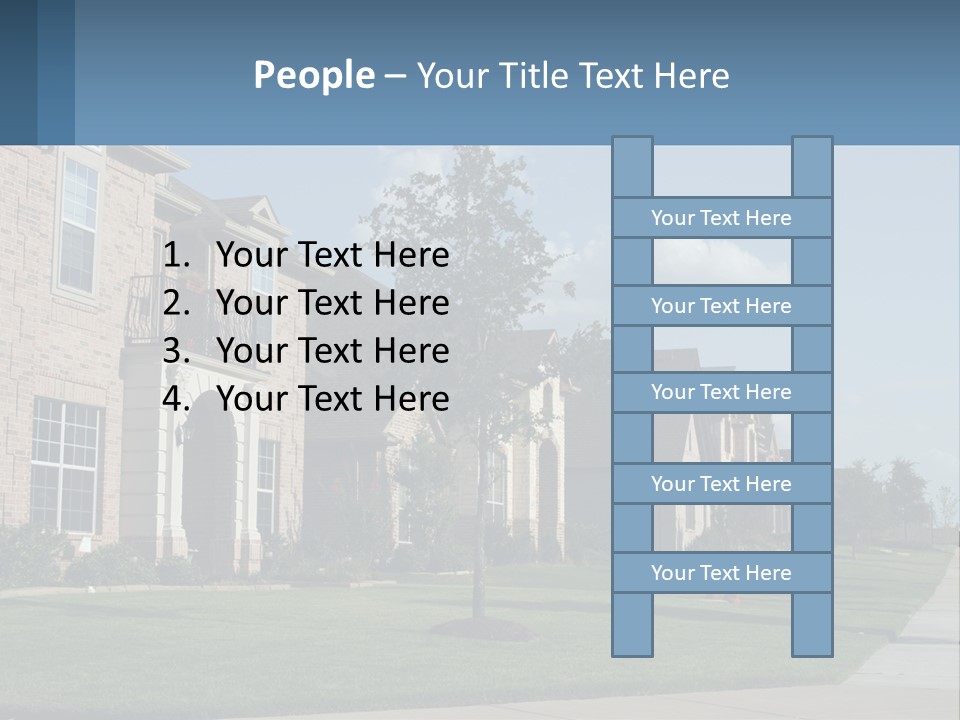 Render Illustration City PowerPoint Template