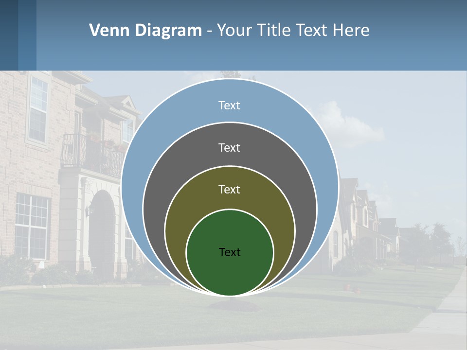 Render Illustration City PowerPoint Template