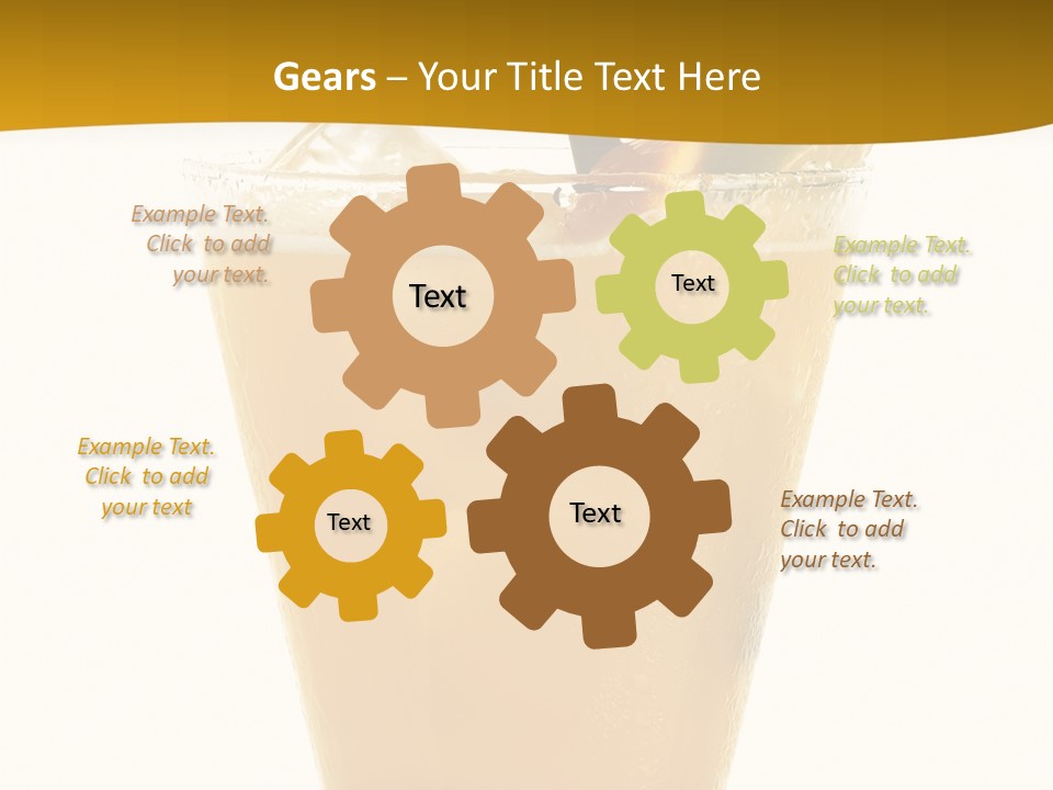 Earth Skyscraper Black PowerPoint Template