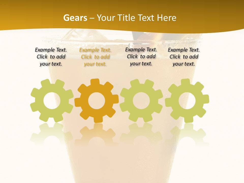 Earth Skyscraper Black PowerPoint Template