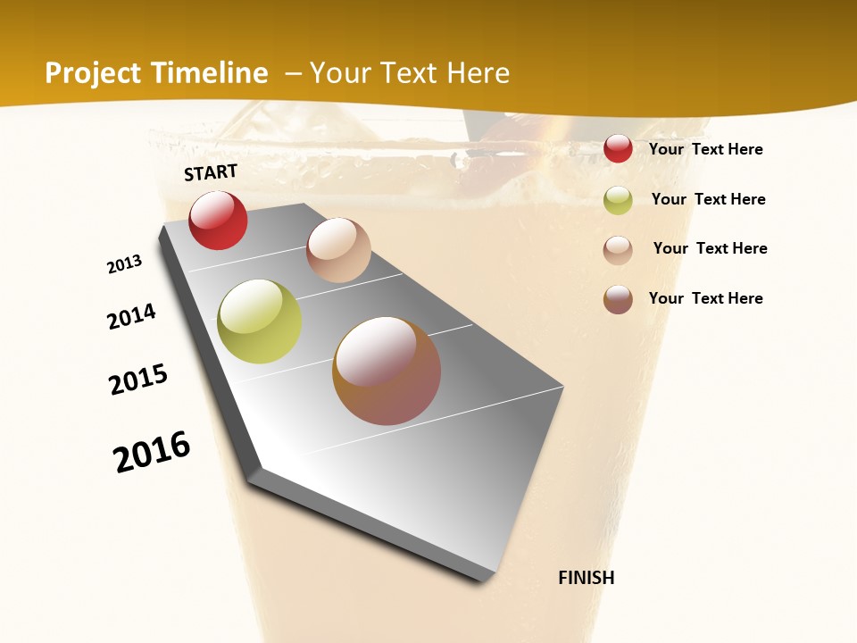 Earth Skyscraper Black PowerPoint Template