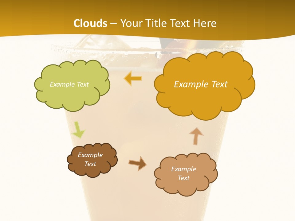 Earth Skyscraper Black PowerPoint Template