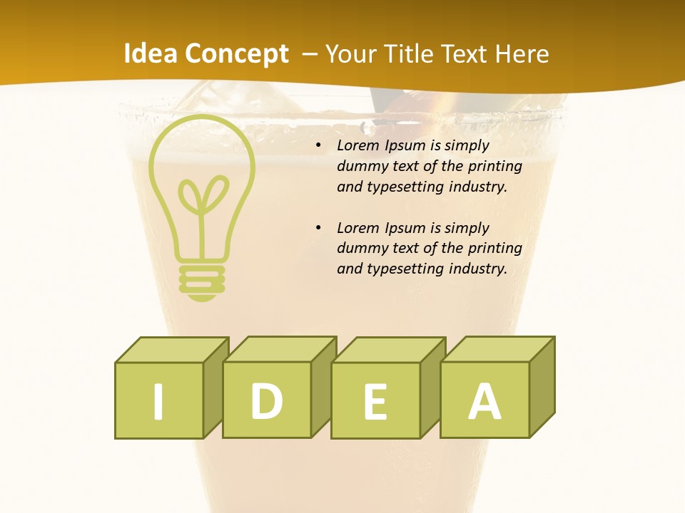 Earth Skyscraper Black PowerPoint Template