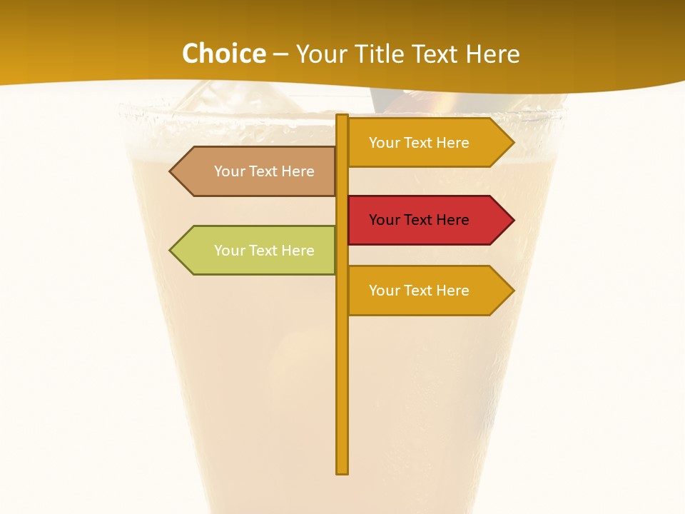 Earth Skyscraper Black PowerPoint Template