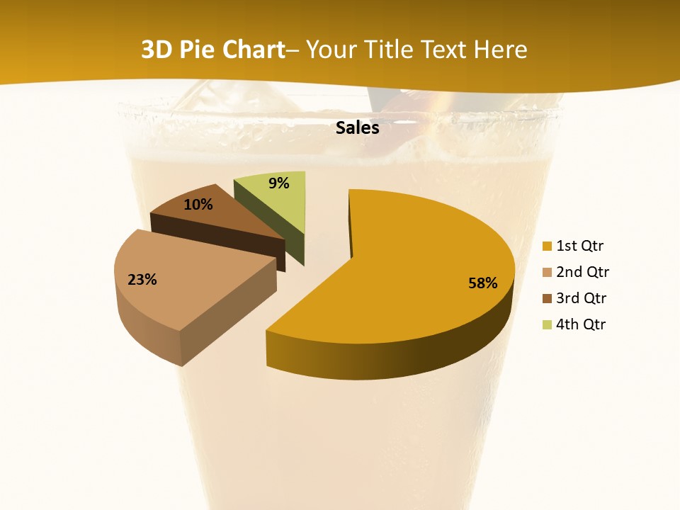 Earth Skyscraper Black PowerPoint Template