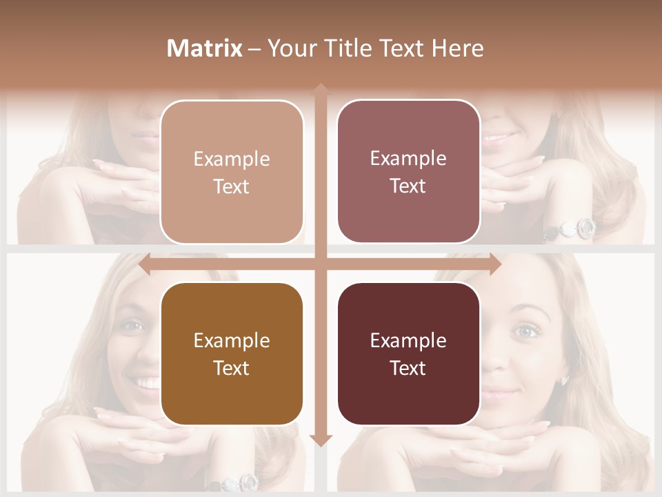 Square Urban Abstract PowerPoint Template