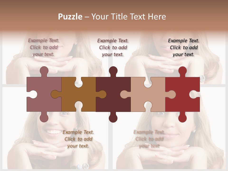 Square Urban Abstract PowerPoint Template