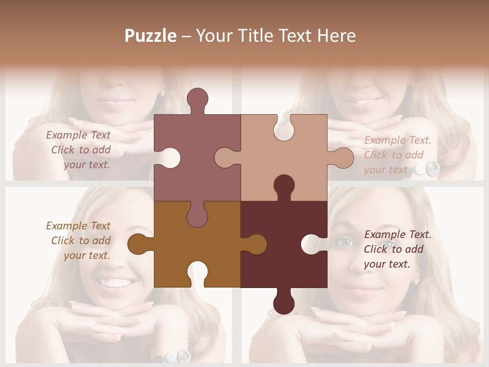 Square Urban Abstract PowerPoint Template
