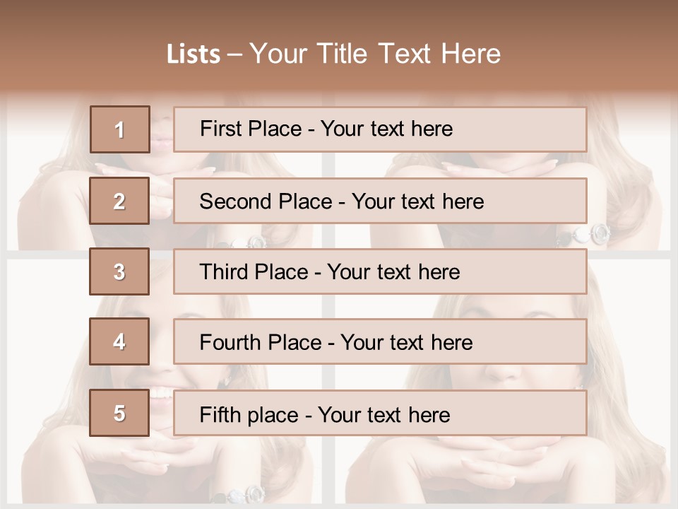 Square Urban Abstract PowerPoint Template