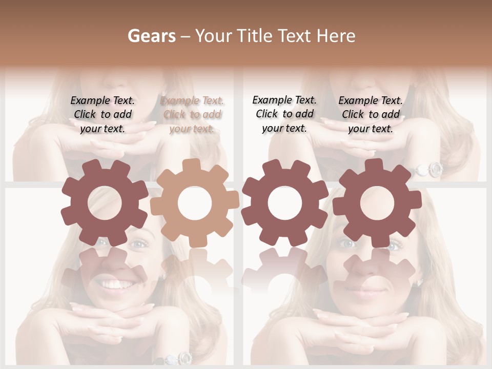 Square Urban Abstract PowerPoint Template