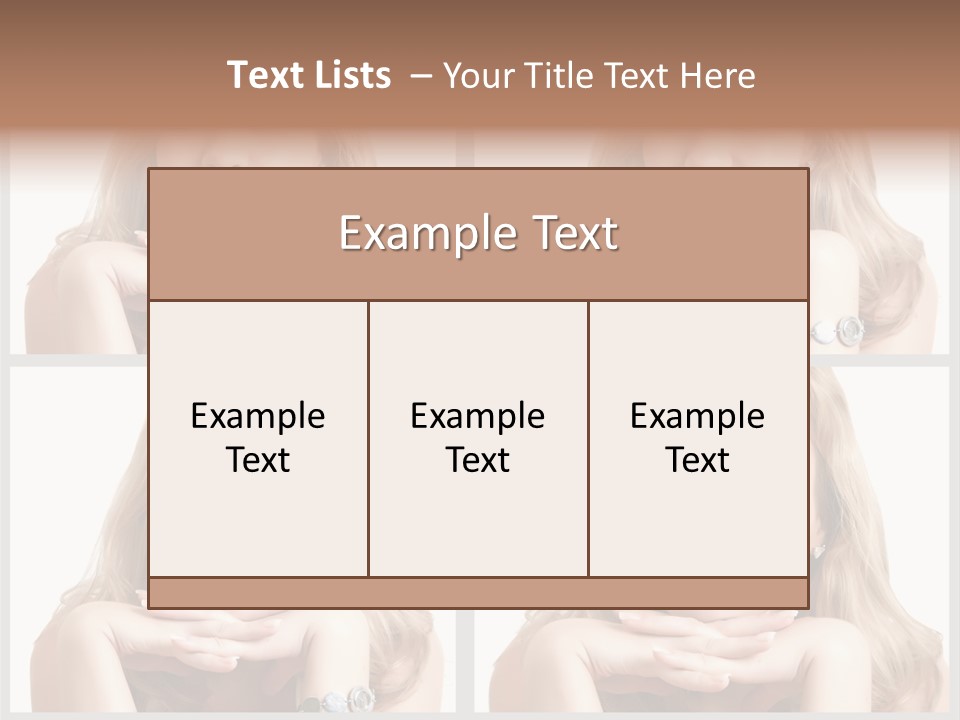 Square Urban Abstract PowerPoint Template