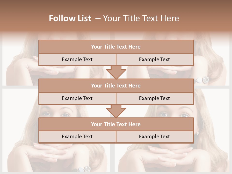 Square Urban Abstract PowerPoint Template
