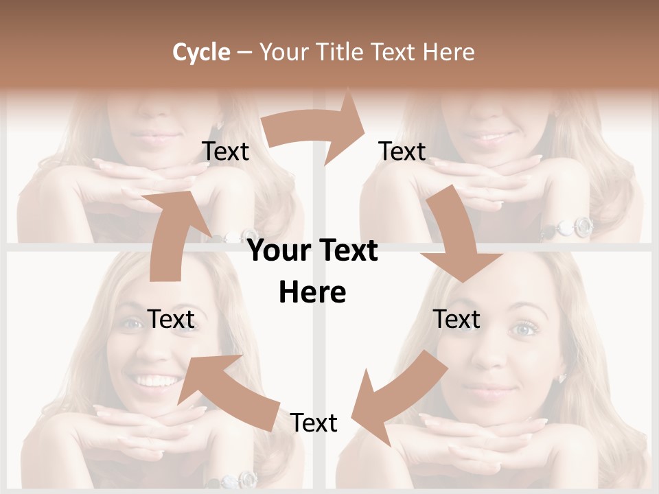 Square Urban Abstract PowerPoint Template