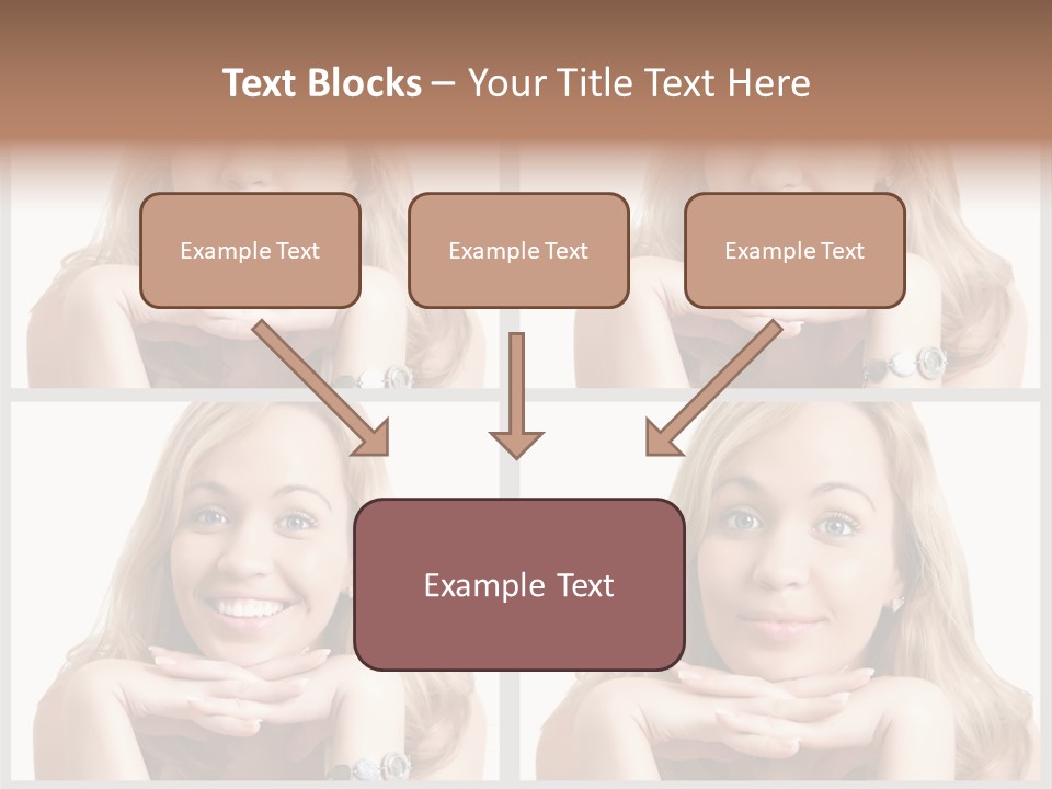 Square Urban Abstract PowerPoint Template