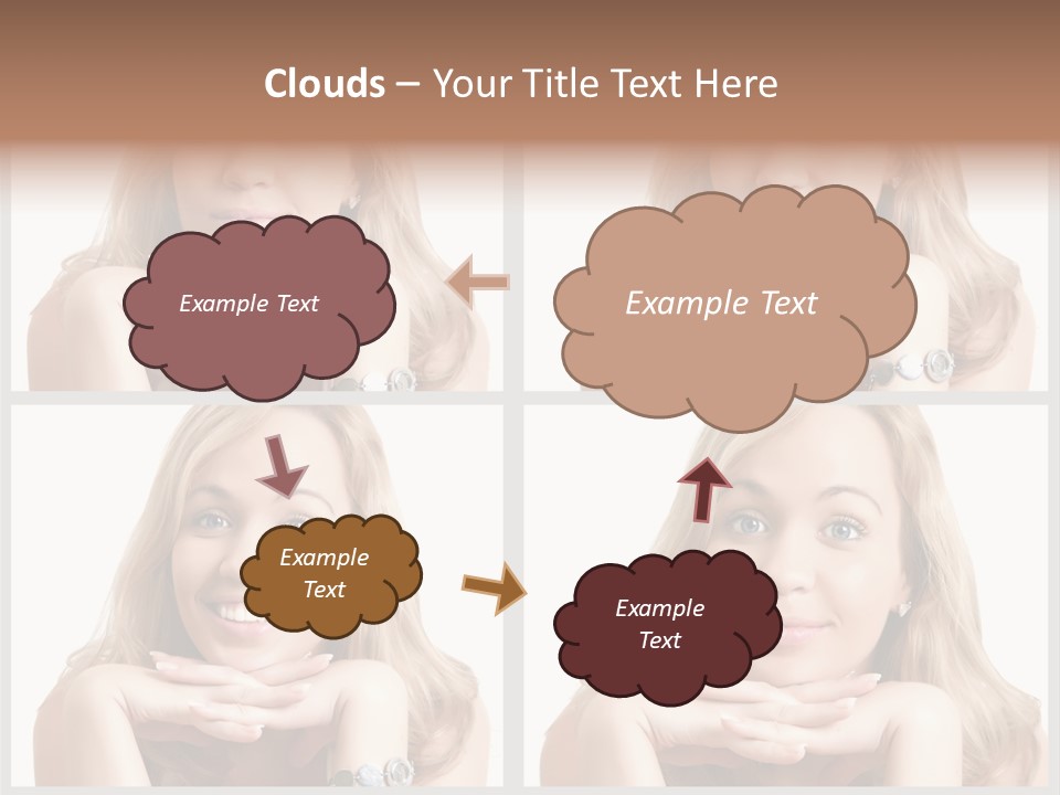 Square Urban Abstract PowerPoint Template