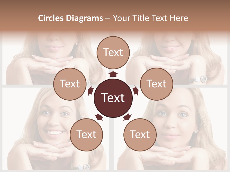 Square Urban Abstract PowerPoint Template