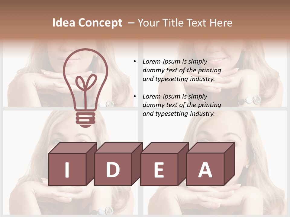 Square Urban Abstract PowerPoint Template