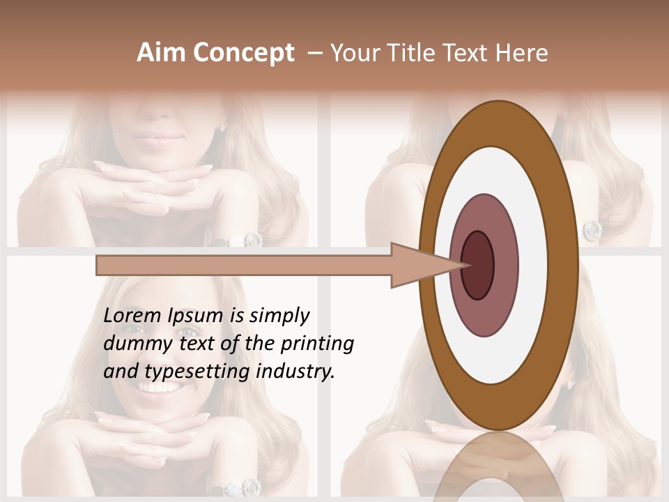 Square Urban Abstract PowerPoint Template