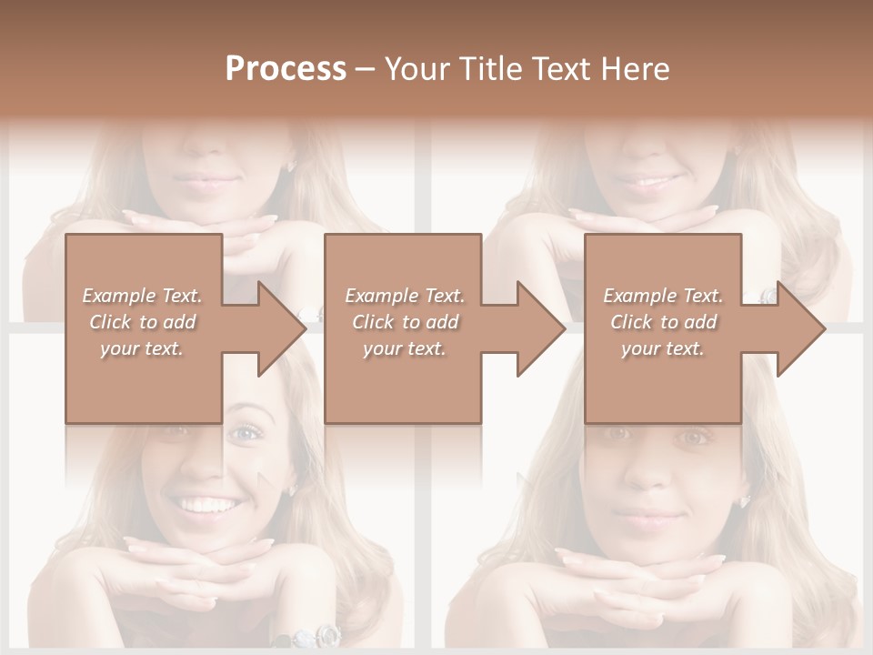 Square Urban Abstract PowerPoint Template