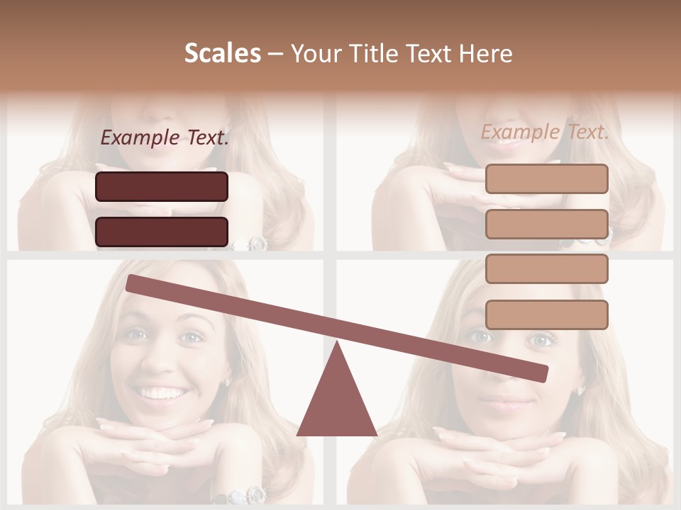 Square Urban Abstract PowerPoint Template