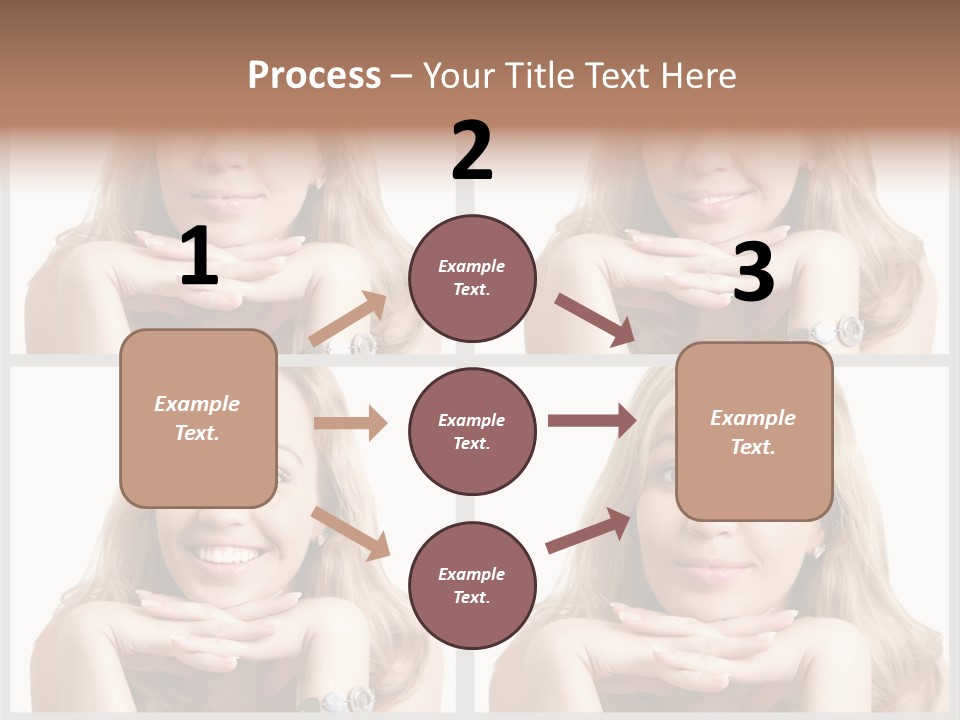 Square Urban Abstract PowerPoint Template