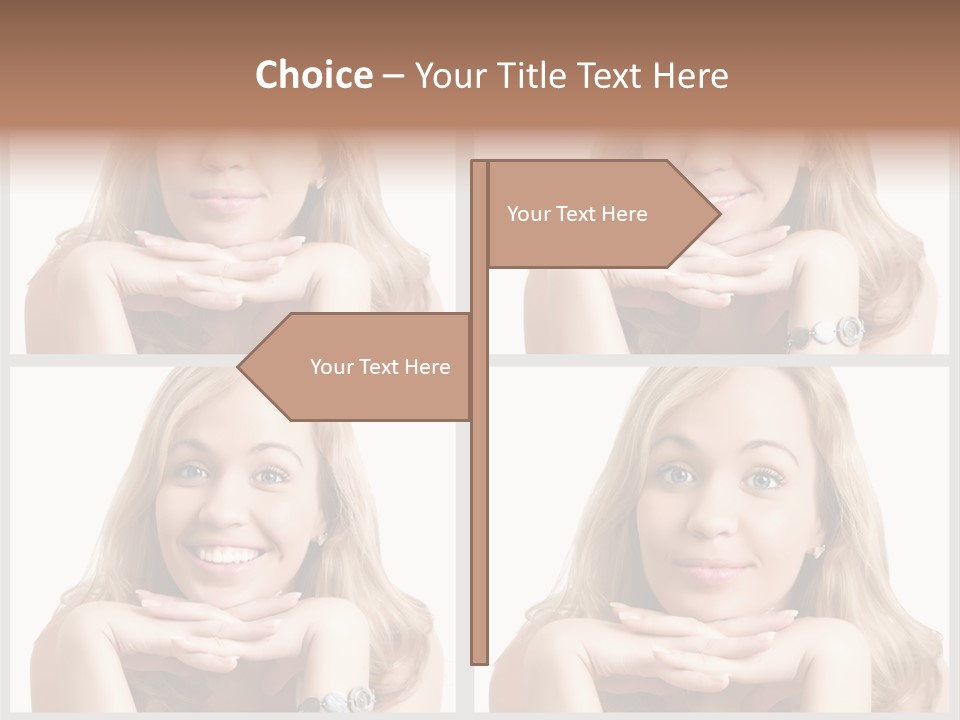 Square Urban Abstract PowerPoint Template
