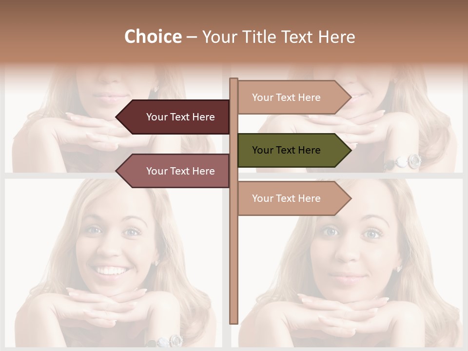 Square Urban Abstract PowerPoint Template