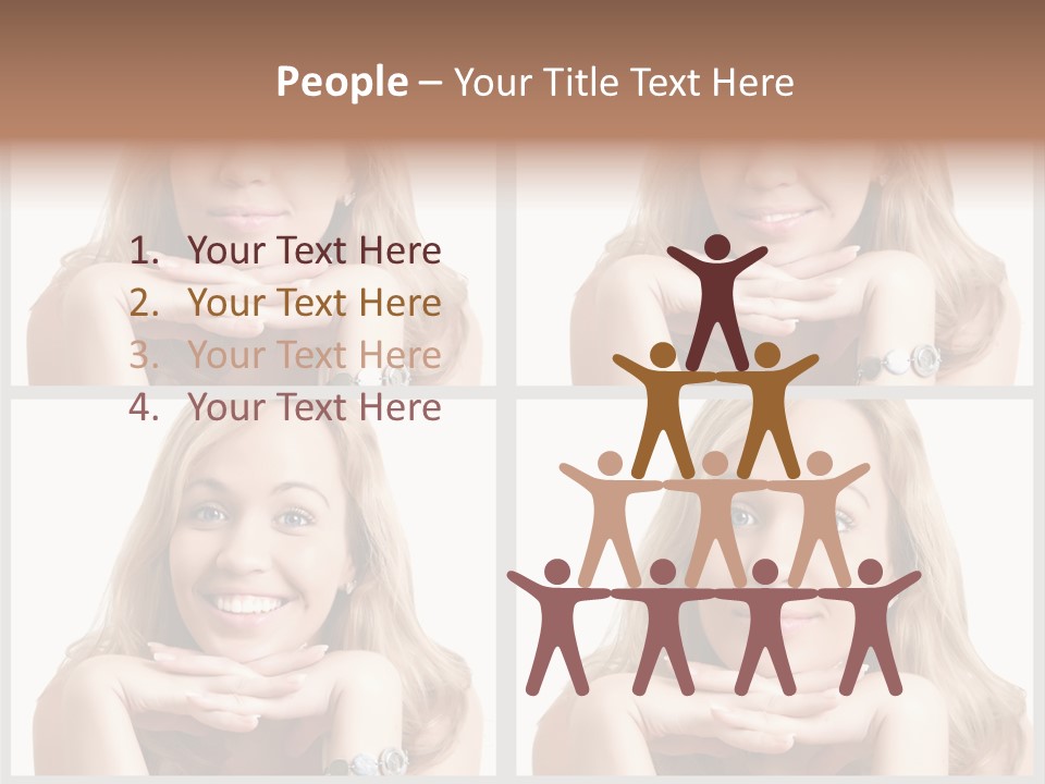 Square Urban Abstract PowerPoint Template