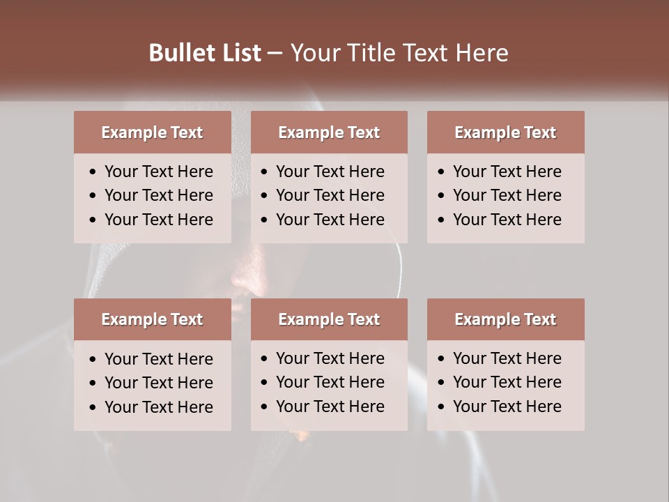 Cube World Light PowerPoint Template